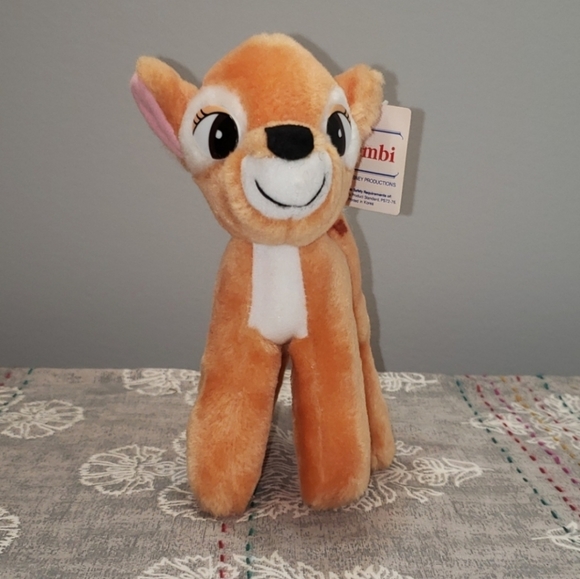 Disney Other - 🎉HP🎉Vintage 1980's Disney Bambi Plush
